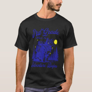 3rd Grade Adventure Begins Back to School Teacher T-Shirt