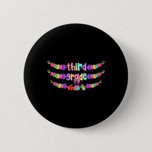 3rd Grade Back To School Bracelet Teacher Girls Ki 6 Cm Round Badge