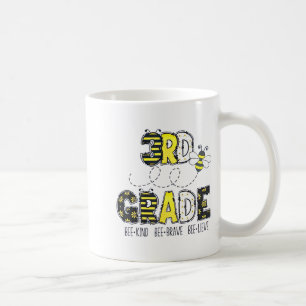 3rd Grade Bee Theme Back To School For Kids Coffee Mug