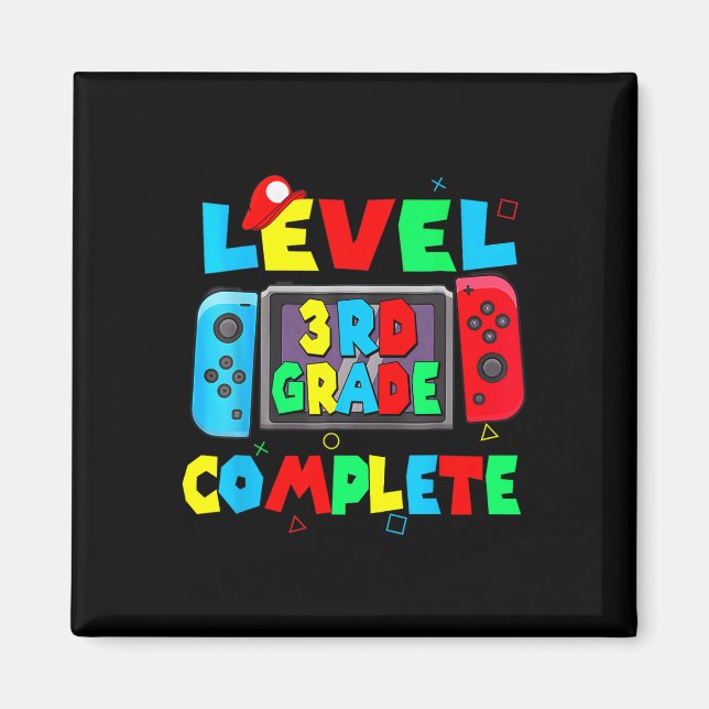 3rd Grade Complete Last Day Of School Video Game 1 Magnet (Front)