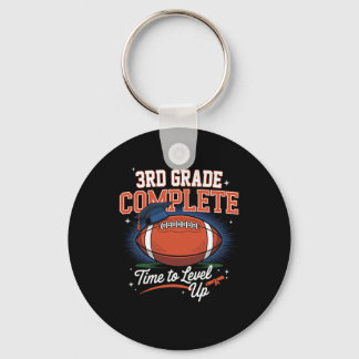 3rd Grade Complete Time To Level Up Footll Last Da Key Ring