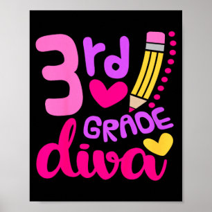 3rd grade diva  poster