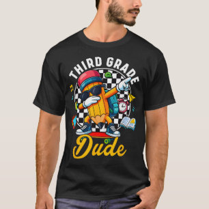 3Rd Grade Dude Pencil Dabbing Back To School T-Shirt
