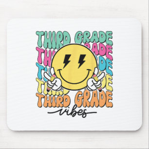 3rd Grade For Girls Boy Teacher Third Grade Back T Mouse Mat