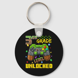 3rd Grade Gamer Shirt First Day Of School Boys Tee Key Ring