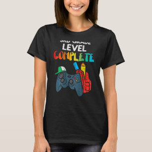 3rd Grade Level Complete Game Controller Last Day  T-Shirt