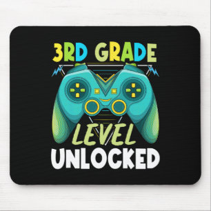 3rd Grade Level Unlocked First Day Ck To School Ki Mouse Mat