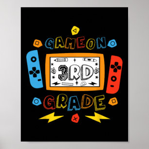 3rd Grade Level Unlocked Game On 3rd Grade Back To Poster