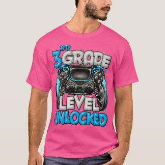 3rd Grade Level Unlocked Game On 3rd Grade Back To T-Shirt