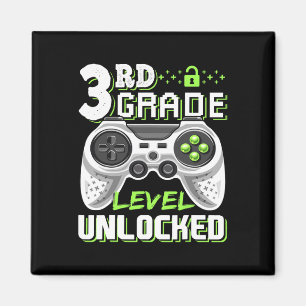 3rd Grade Level Unlocked Video Game Byck To School Magnet