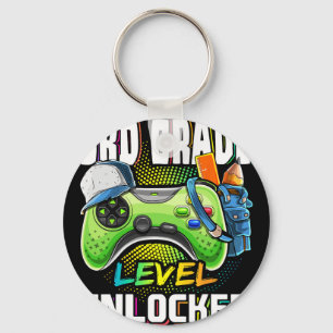 3rd Grade Level Unlocked Video Game Ck To School B Key Ring