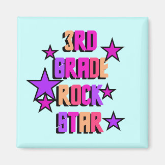 3rd Grade Rock Star Tshirts and Gifts Magnet