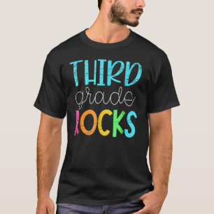 3rd grade rocks  rocking 3rd grade teacher T-Shirt