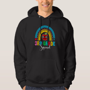 3rd Grade Squad Back To School Rainbow Teachers Th Hoodie