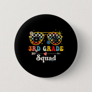 3rd Grade Squad Cute Groovy Teacher Student Ck To 6 Cm Round Badge