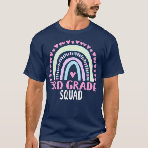 3rd Grade Squad Party Matching Womens Appreciation T-Shirt