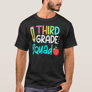 3rd Grade Squad Team Crew Back School Graduation T T-Shirt