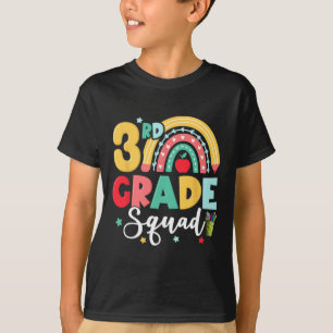 3rd Grade Squad Team Fun Back To School Girls Boys T-Shirt