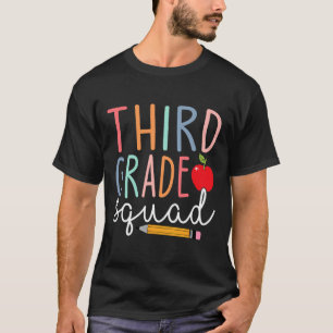 3rd Grade Squad Third Grade Back To School T-Shirt