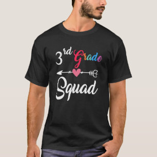 3rd Grade Squad Third Grade Back To School Teache T-Shirt
