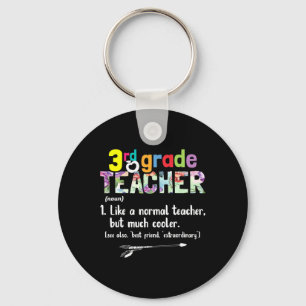 3rd Grade Teacher Back To School Gift 3rd Grade Te Key Ring