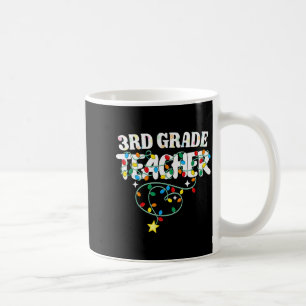 3rd Grade Teacher Christmas Lights Third Grade Tea Coffee Mug