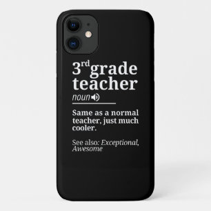 3rd Grade Teacher Funny Third Grade Teachers Gifts iPhone 11 Case