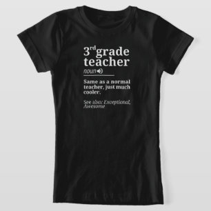 3rd Grade Teacher Funny Third Grade Teachers Gifts T-Shirt