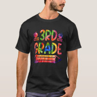 3rd Grade Teacher Students Cute Tie Dye Back To Sc