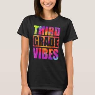 3rd Grade Tie Dye Teachers Students Back To School T-Shirt