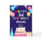 3rd Happy Birthday Colourful Balloon Cake Navy Blu