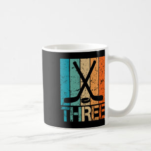 3rd Hockey Birthday 3 Year Old 3yr Boys Girl Birth Coffee Mug
