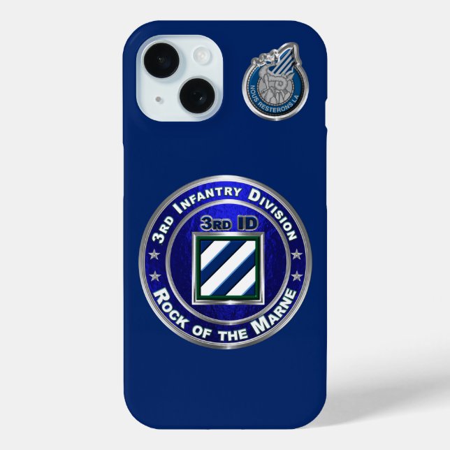 3rd Infantry Division  Case-Mate iPhone Case (Back)