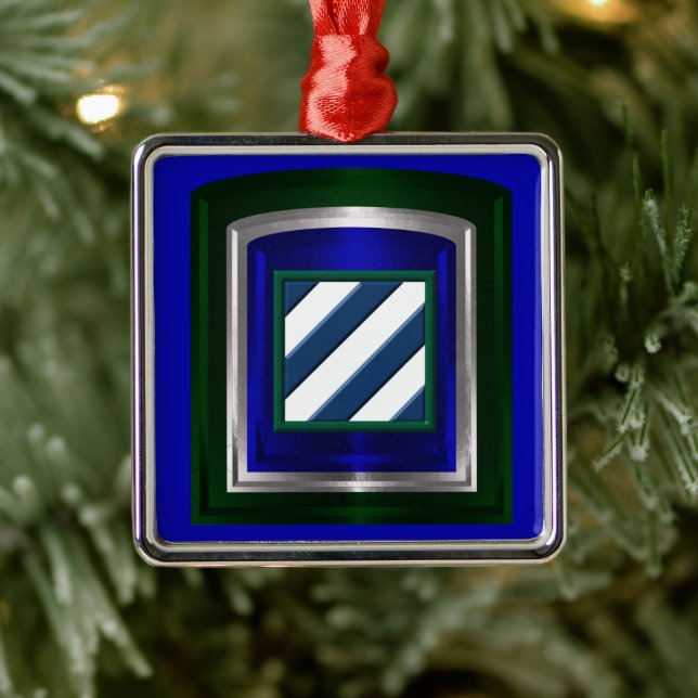 3rd Infantry Division Christmas Ornament (Tree)