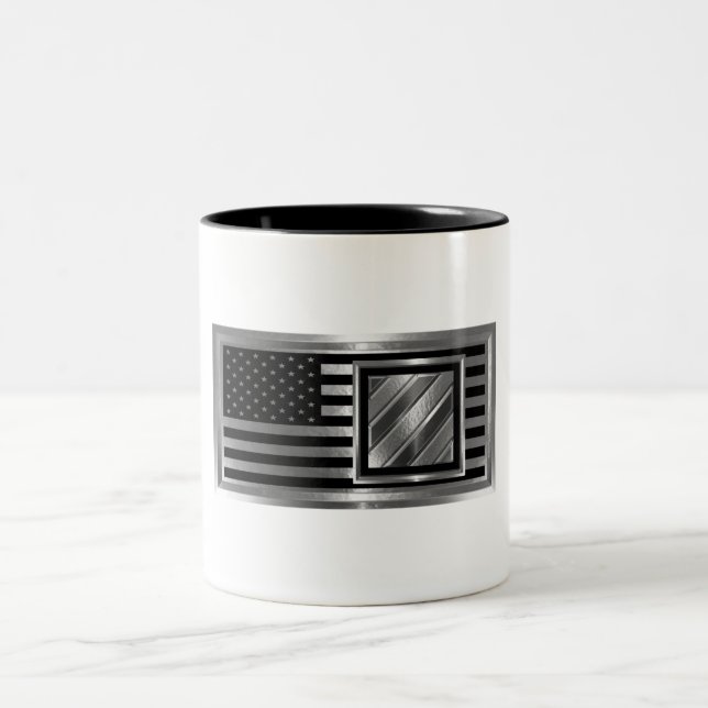 3rd Infantry Division Customised Flag Two-Tone Coffee Mug (Center)