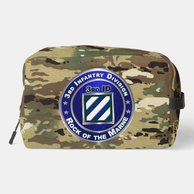 3rd Infantry Division  Dopp Kit (Back)