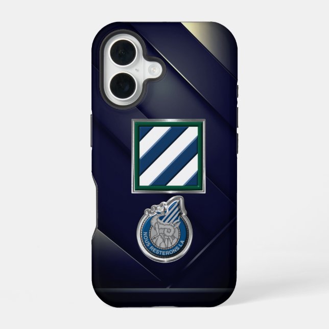 3rd Infantry Division  iPhone 16 Case (Back)