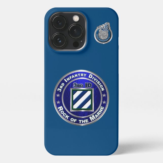3rd Infantry Division  iPhone Case (Back)