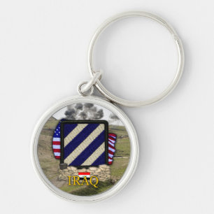 3rd infantry division iraq war veterans vets key ring