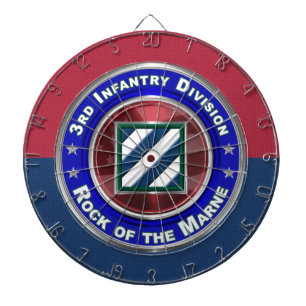 3rd Infantry Division Rock of the Marne! Dartboard