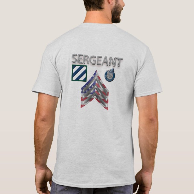 3rd Infantry Division Sergeant T-Shirt (Back)