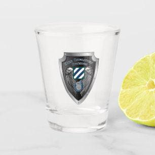 3rd Infantry Division Shot Glass