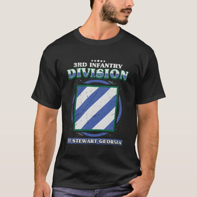 3Rd Infantry Division Third Id Ft Stew T-Shirt (Front)