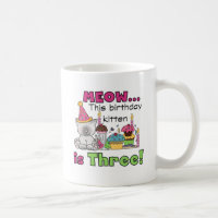 3rd Kitten Birthday T-shirts and Gifts