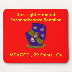 3rd. Light Armoured Reconnaissance Battalion Mouse Mat