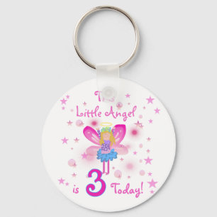 3rd Little Angel Birthday Tshirts and Gifts Key Ring
