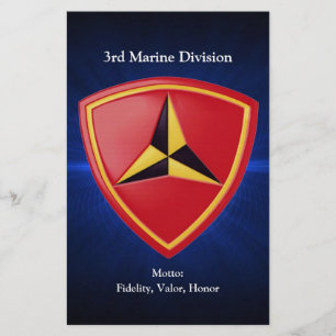 3rd Mar Div Stationery