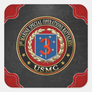 3rd MSOB [3D] Square Sticker