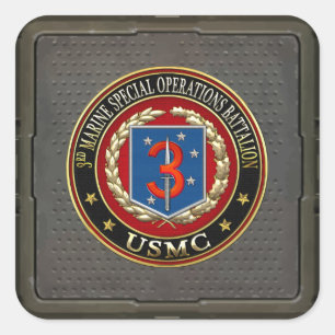 3rd MSOB [3D] Square Sticker