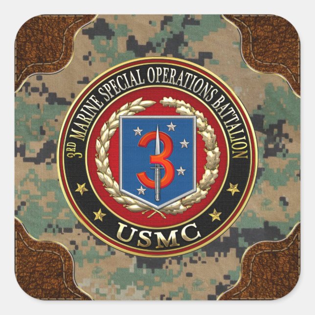 3rd MSOB [3D] Square Sticker (Front)